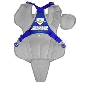 All-Star Top Star Series Baseball Chest Protector Ages 7-9 - High-Impact Foam Padding, Adjustable Fit, Breathable Design for Advanced Protection and Comfort