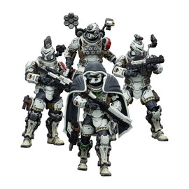 JOYTOY 1/18 Action Figure Battle for The Stars Sorrow Expeditionary Forces 09th Legion Assault Company-4PCS Collection Model Birthday Gifts