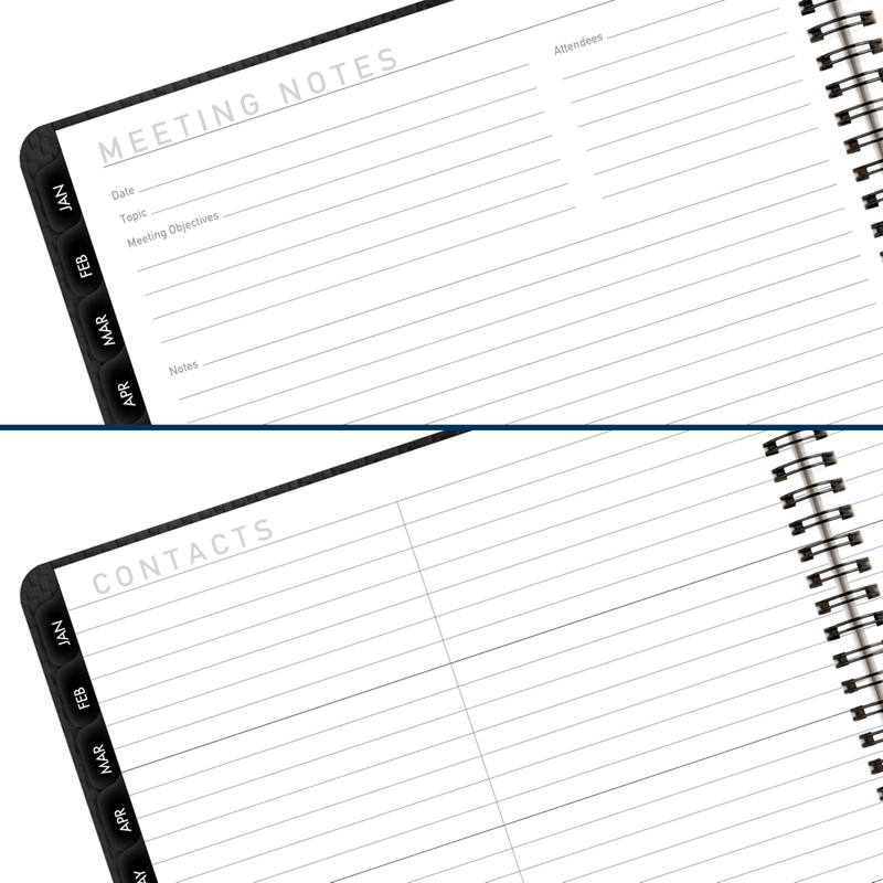 AT-A-GLANCE 2026 Planner, Monthly, 9” x 11”, Large, Contemporary, Charcoal