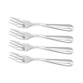 Crysto Stainless Steel Forks, Salad Forks, Dessert Forks, Appetizer Forks (4PCS)