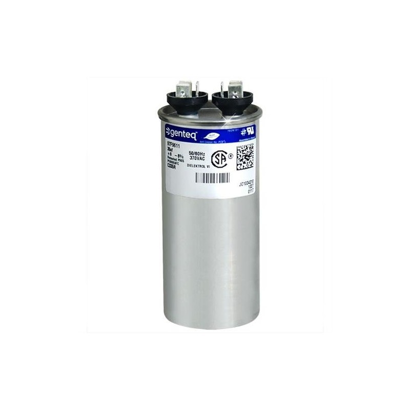 Genteq 97F9613-35 uf MFD 370 Volt VAC Genteq Replacement Round