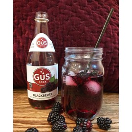 GuS Soda - Dry Blackberry - 12 oz (6 Glass Bottles)