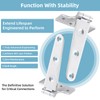 RiaYer Heavy Duty 316 Stainless Steel T Hinges, Marine Grade,