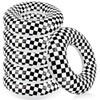 6Pack 24Inch Inflatable Checkered Pool Floats - Racing Car Party