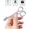 Eyebrow Trimmer Scissors with Comb Grooming Scissors for Women/Men, Easy