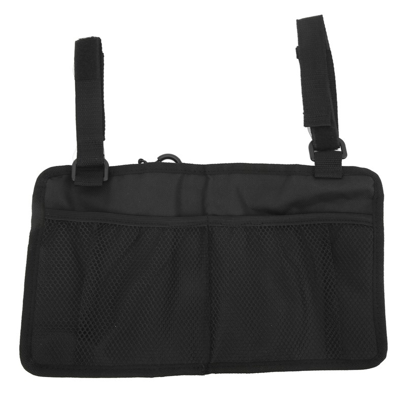 Wheelchair Side Storage Bag Organizer Waterproof Multi Pocket Armrest Pouch