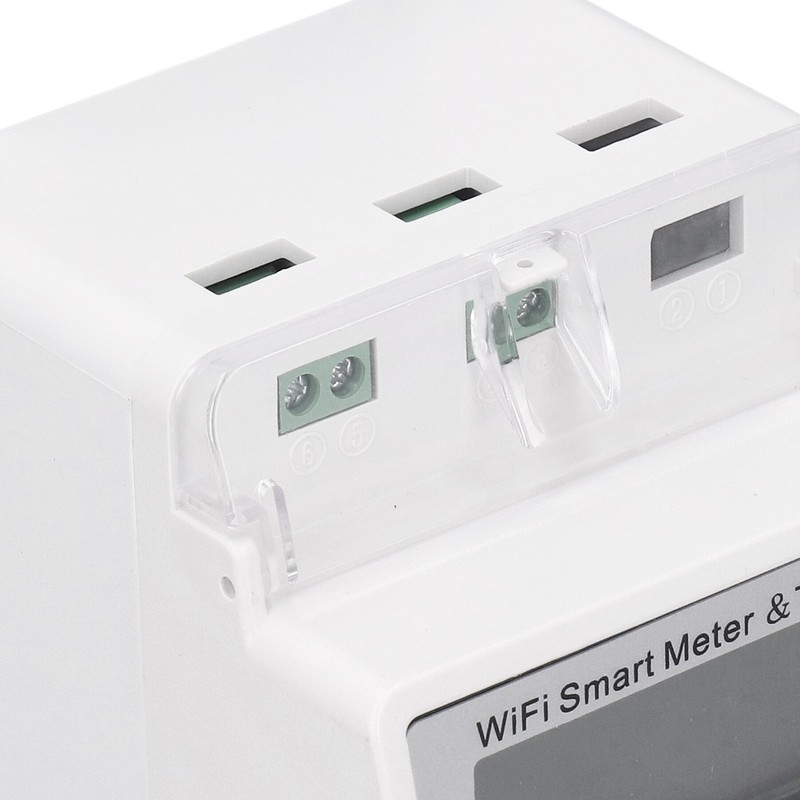 Smart Energy Meter DIN Rail Digital Display Electric Meter WiFi