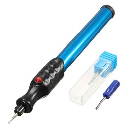 Abuycs DIY Engraving Pen Engraver Machine Electric Precision Pens Cordless Mini Carving Tools Replaceable Diamond Tip Bit for Jewelry Metal Glass Wood Ceramics Stone