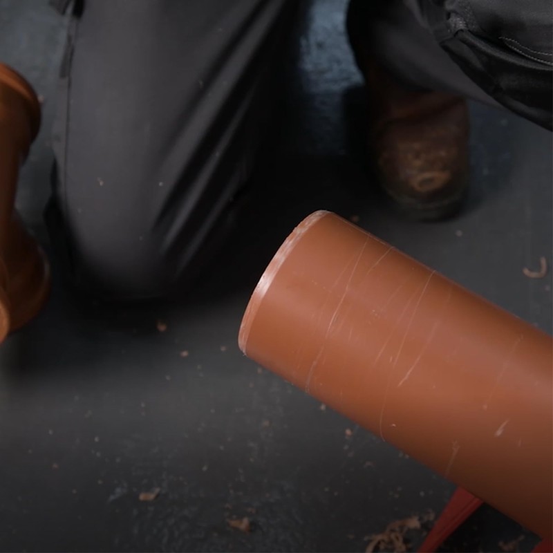 Metex Chamf 110mm PVC Plastic Soil Drainage Pipe Chamfer Tool