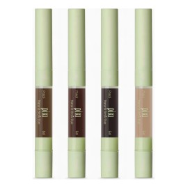 Lápiz De Cejas Y Gel Pixi Natural Brow Duo Color Soft Black/ Negro Suave