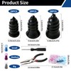 ZestEcho 86Pcs Tyre Repair Kit Rubber Nails Screws Puncture Tool
