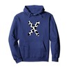 Creative Bold Marker Letter X - Cow Pattern Design Pullover