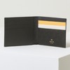 Hazzys (광주신세계)블랙 로고배색 소가죽 반지갑HJWA3F506BK (Gwangju Shinsegae) Black Logo Color