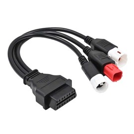Xiciki Fits Yamaha 3 4 6 Pin OBD2 Diagnostic Cable, Motorcycle OBD II Engine System Diagnostic Tool, OBD Fault Code Reader Adaptor, Motorbike Parts Only Compatible with Yamaha Motorcycle