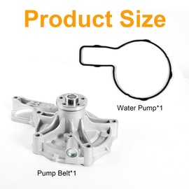 ZIQUN Water Pump Fit For Volvo VN VNL VHD D9 D11 D13 D16 B9L FH ENG VE13 & MACK MP8 Engine TKB 70.030 Replace 85124623 85109694 20538845 22197705