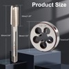 YUEARN 1/2"-28 UNEF Tap and Die Set, 1/2 x 28