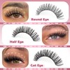 Focipeysa Lash Clusters 360pcs Eyelash Extension Wispy Individual Lashes 30D