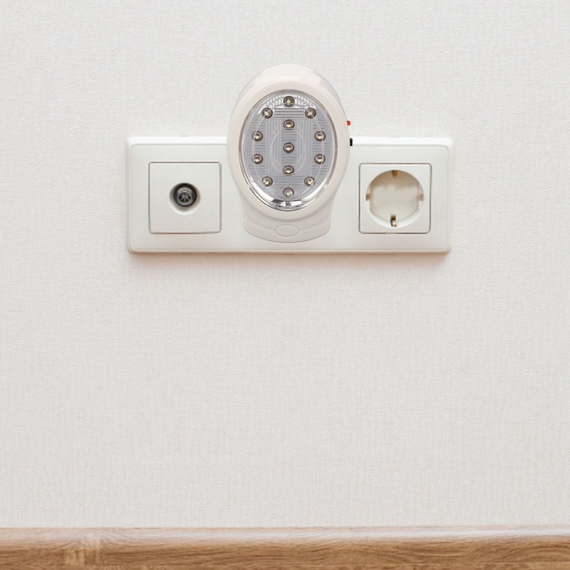 LED Emergency Light 2W Cold White 2 Gear Energy Saving