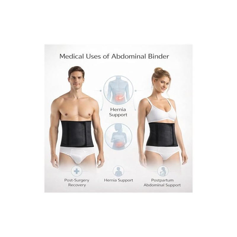 Pavis - Abdominal Binder Support Belt for Men & Women
