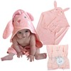 Maeve + Rose Luxury Bamboo Hooded Baby Bath Towel and