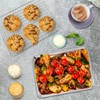 P&P CHEF 10.4 Inch Toaster Oven Pan with Rack Set,