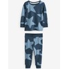 NEXT 3 Pack Long Sleeve Pyjamas, Blue/Navy