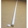 Delrin White Acetal POM Round Tube .625" Oversized OD x