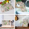Bcumuq Retro Italian Pattern Cutting Boards Wine Food Grapes Architecture