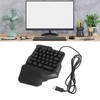 One Handed Gaming Keyboard 35 Keys Portable Gaming Keypad Backlight