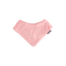 Sterntaler Children's Neckerchief Teddy Fleece Lined Unisex Triangular Scarf for Baby and Children with Velcro Fastening, Lined with Microfleece, Matt Pink