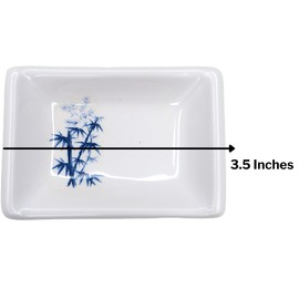 Needzo Melamine White Soy Sause Dish and Condiment Dipping Bowls, Chawanmushi Bowl Dip Containers for Condiments and Sauces, Pack of 2, 3.75 Inches