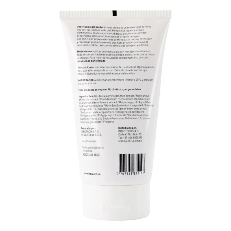 Mendelisse Crema Reparadora 150ml Inbiotech