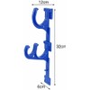 ATIE Pool Rust-resistant, Oxidation-resistant, Chemical-resistant Pool Pole Hanger/Hook/Holder for Pool