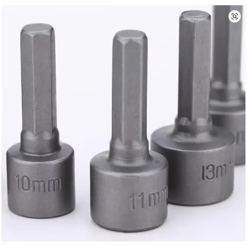 9-Piece Hex Socket Nut Driver Set for DIY Repair –