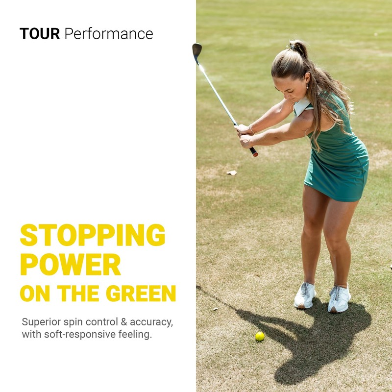 Trust Golf Ball | Aurora Bright Yellow | Soft |