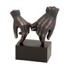 Deco 79 Polystone Hands Sculpture, 9" x 4" x 10",