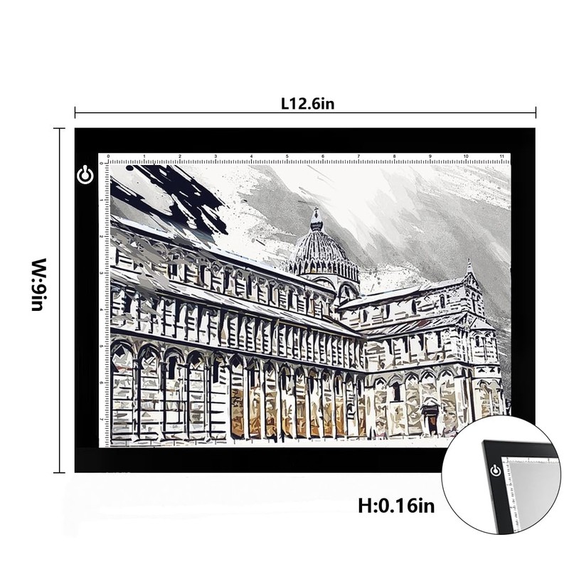 ME456 A4 LED Light Box 9x12 Inch Light Pad Only