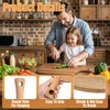 2 Pack Acacia Wood Cutting Board with Handle – 2