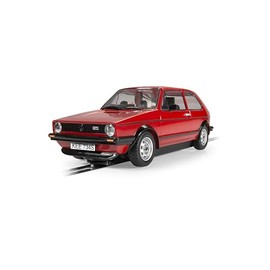 Scalextric, C4490, Volkswagen Golf GTI-Red, Slot, Cars-Street & Rally