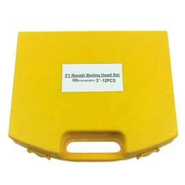 HFS (R) Boring Head R8 Shank Carbide Boring BAR Set Bridgeport Milling (F1-3IN 2/4IN 12PCS)
