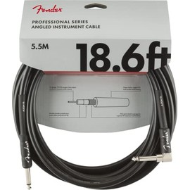 Fender Professional Series Cable 5.5 m Black Angled