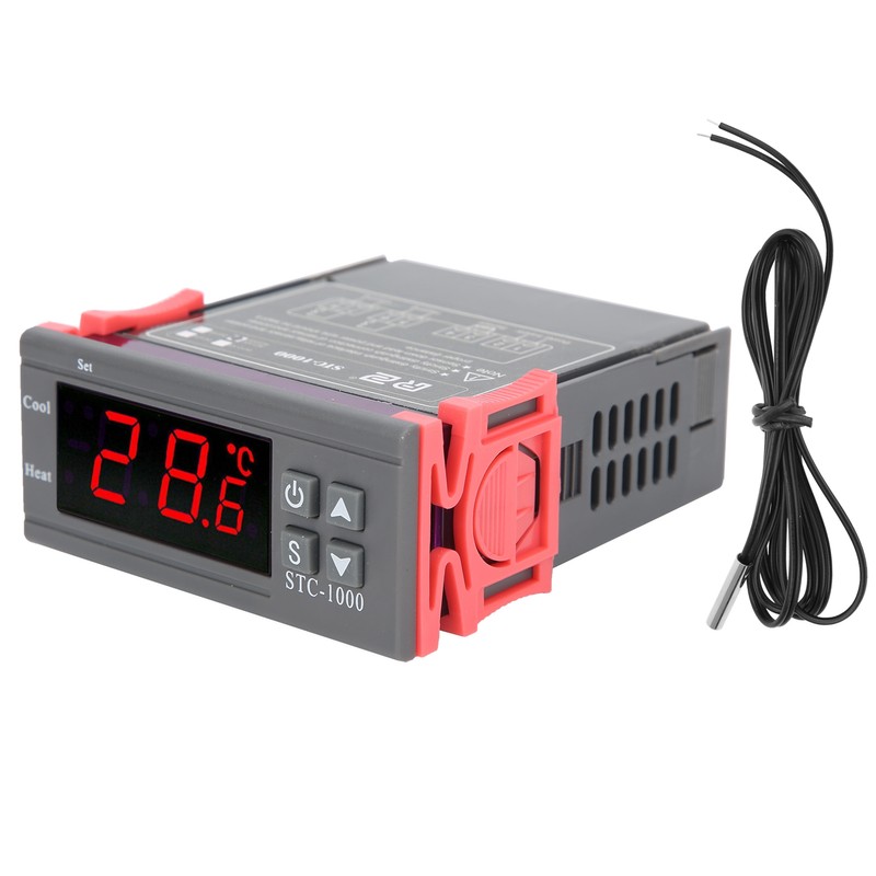 STC‑1000 Digital Temperature Controller Cooling and Heating Thermostat with Sensor