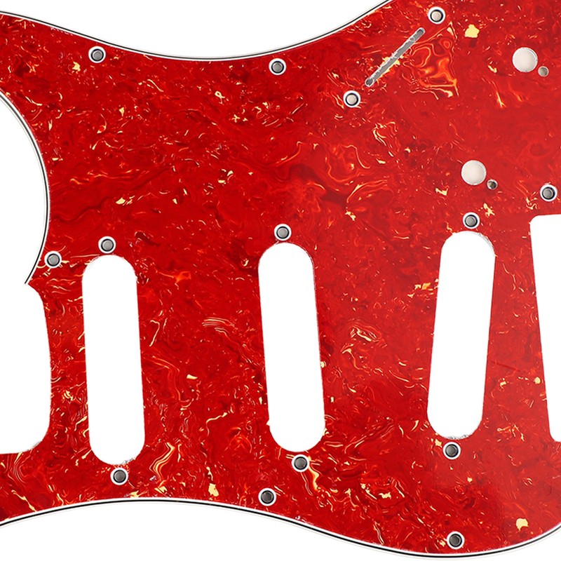 Guitar Pickguard Replacement Aluminum Foil Shielding PVC Scratch Protection Guitar