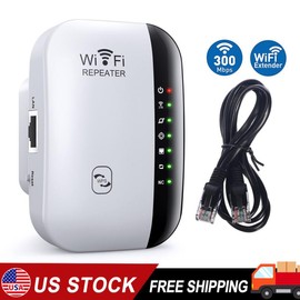 WiFi Range Extender Internet Booster router Wireless Signal Repeater Amplifier