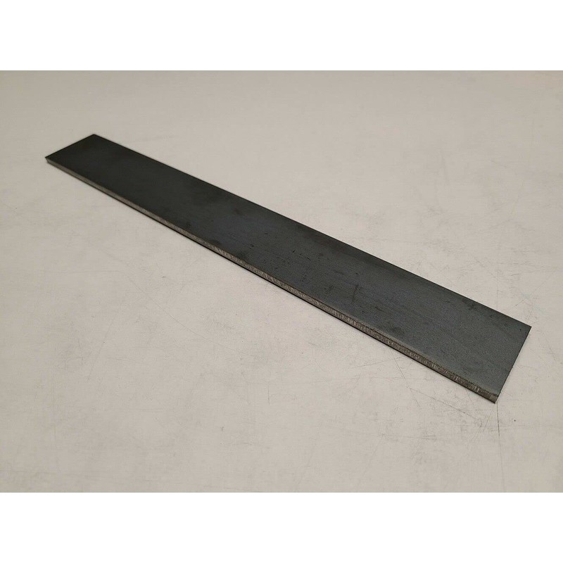 1095 Hot Rolled Carbon Steel 3/16" x 1.5", 12" bar,