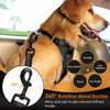 SlowTon Dog Seat Belt, Adjustable Dog Safety Belt Leash, 2