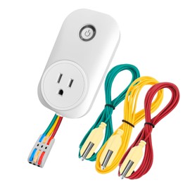 Brezoo Sump Pump Float Switch: Hi-Lo Sensors, Controller with Dual Float Switch and Overload Protection, Prevents Flooding in Fish Tank, Swimming Pools, and Other Areas (Supply Mode)