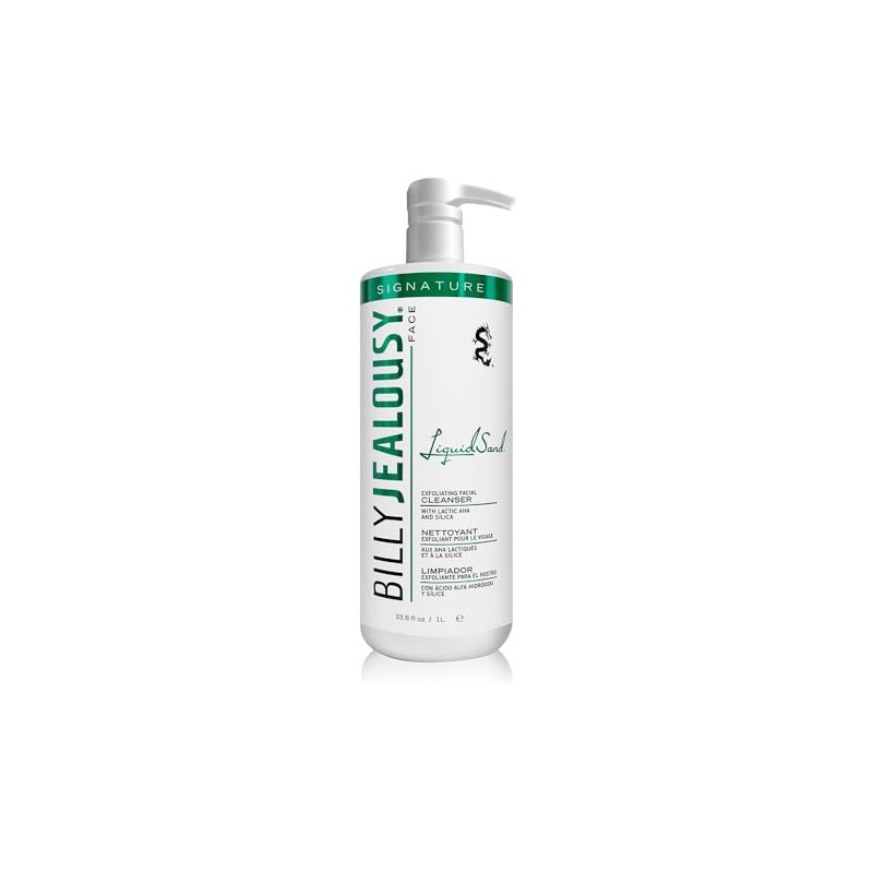 Limpiador facial exfoliante Billy Jealousy LiquidSand 34 onzas líquidas