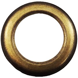 Large Antique Brass Metal Curtain Drapery Hardware Supplies #12-1 9/16 inch Inner Diameter Decorative Grommet/Rings w/Washer Eyelet Lot of 10/25 / 50/100 pcs (Pack of 25)
