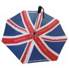 Fabri-Cut Folding Travel Umbrella With Union Jack design and Automatic